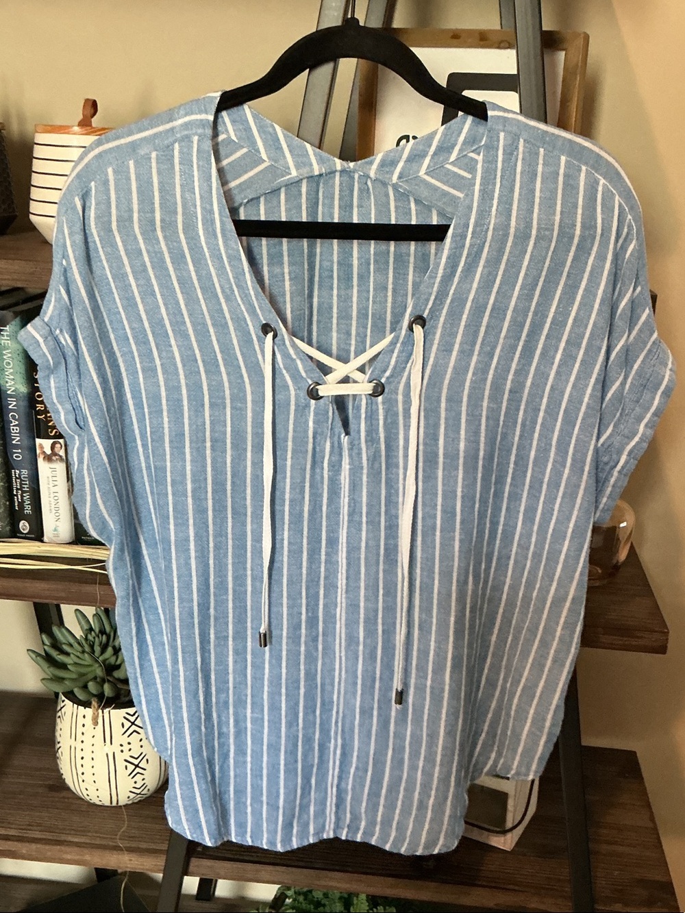 Rails Jerri Linen Blend Top Size M